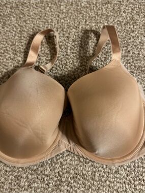 Paramour Full Coverage Underwire Bra Nude Beige Smooth Molded 34DDD